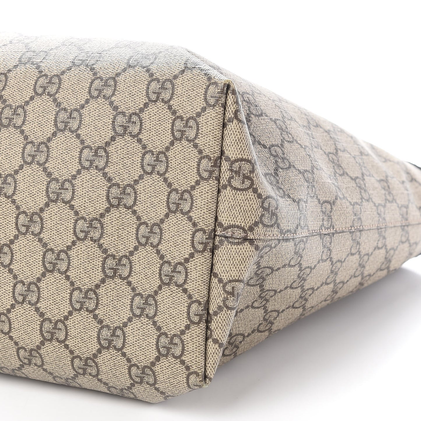 GG Supreme Monogram Medium Ophidia Shopping Tote Brown