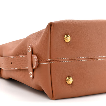 Louis Vuitton Grained Calfskin Low Key Hobo PM Cognac 9 of 12