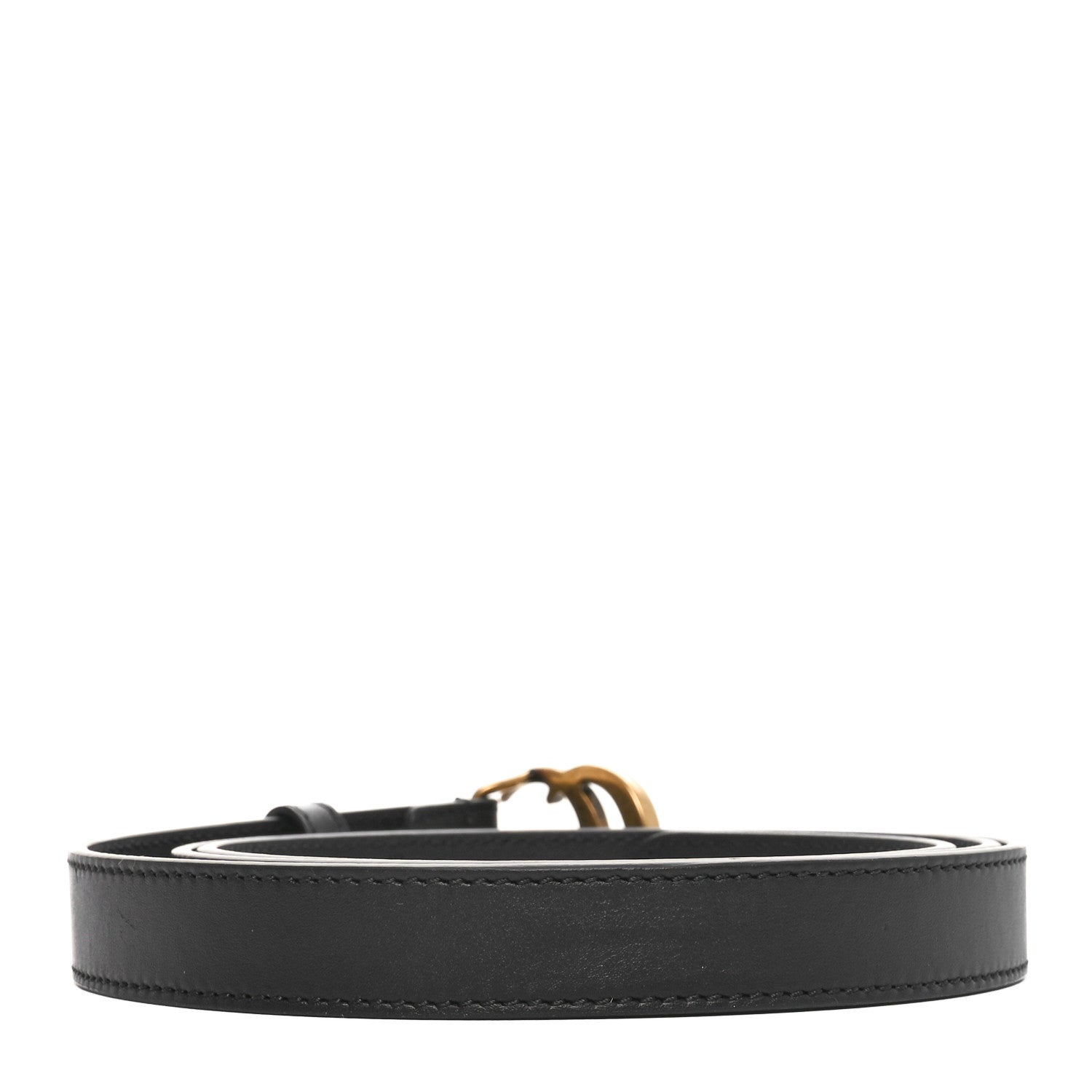Gucci Calfskin Double G 20mm Belt 105 42 Black 2 of 4