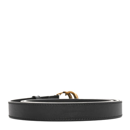 Gucci Calfskin Double G 20mm Belt 105 42 Black 2 of 4
