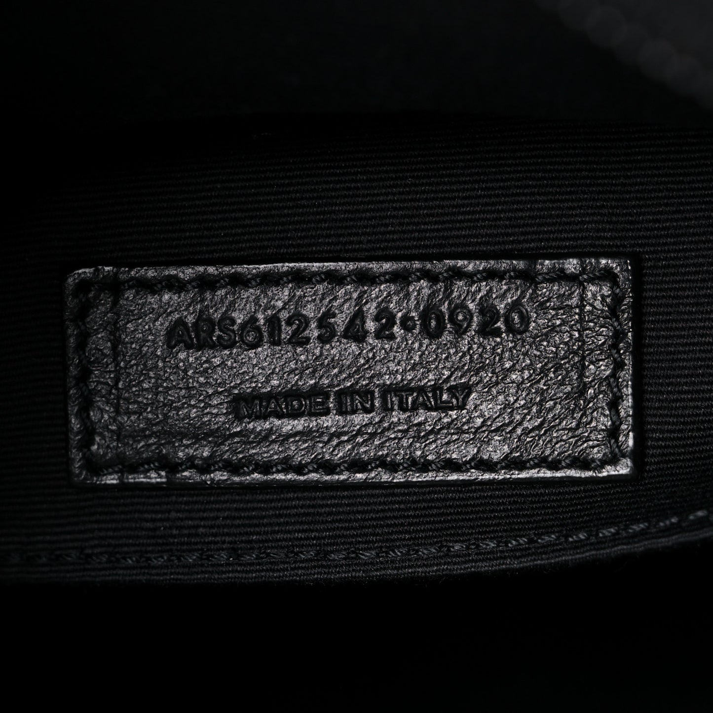 Lambskin Monogram Small Lou Camera Bag Black