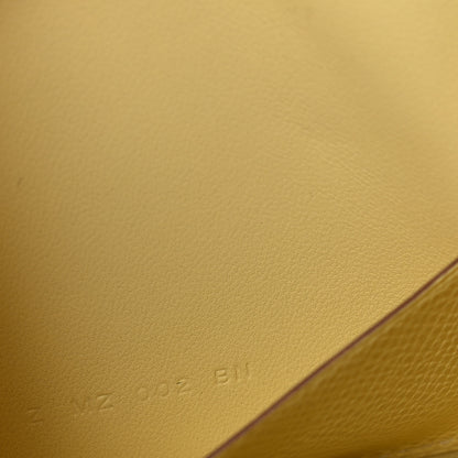 Hermes Epsom Constance Slim Wallet Jaune Poussin 7 of 8