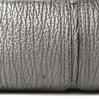 3.1 Phillip Lim Metallic Textured Calfskin Mini Pashli Satchel Silver 12 of 18