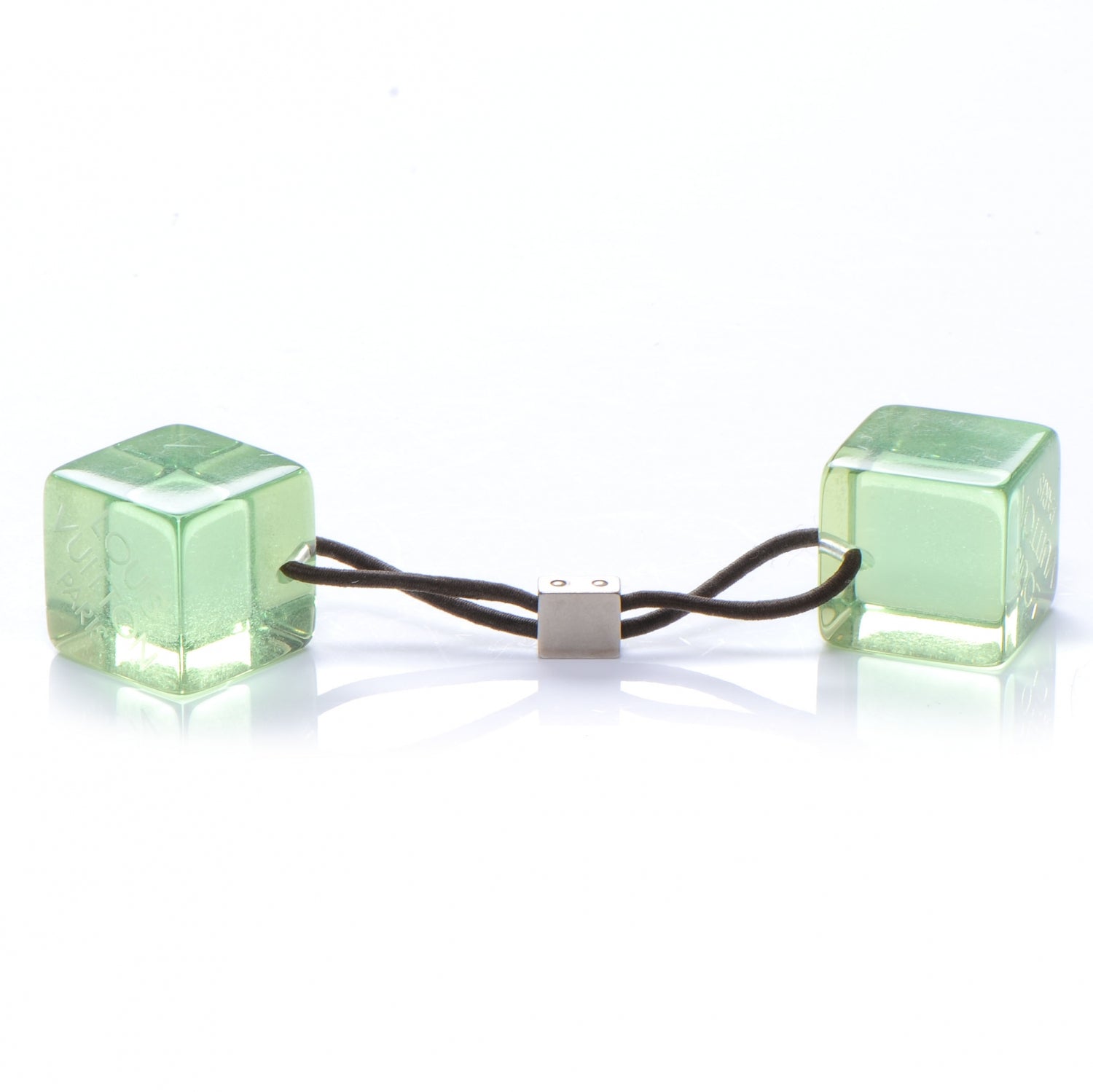 Louis Vuitton Resin Hair Cubes Green 5 of 5