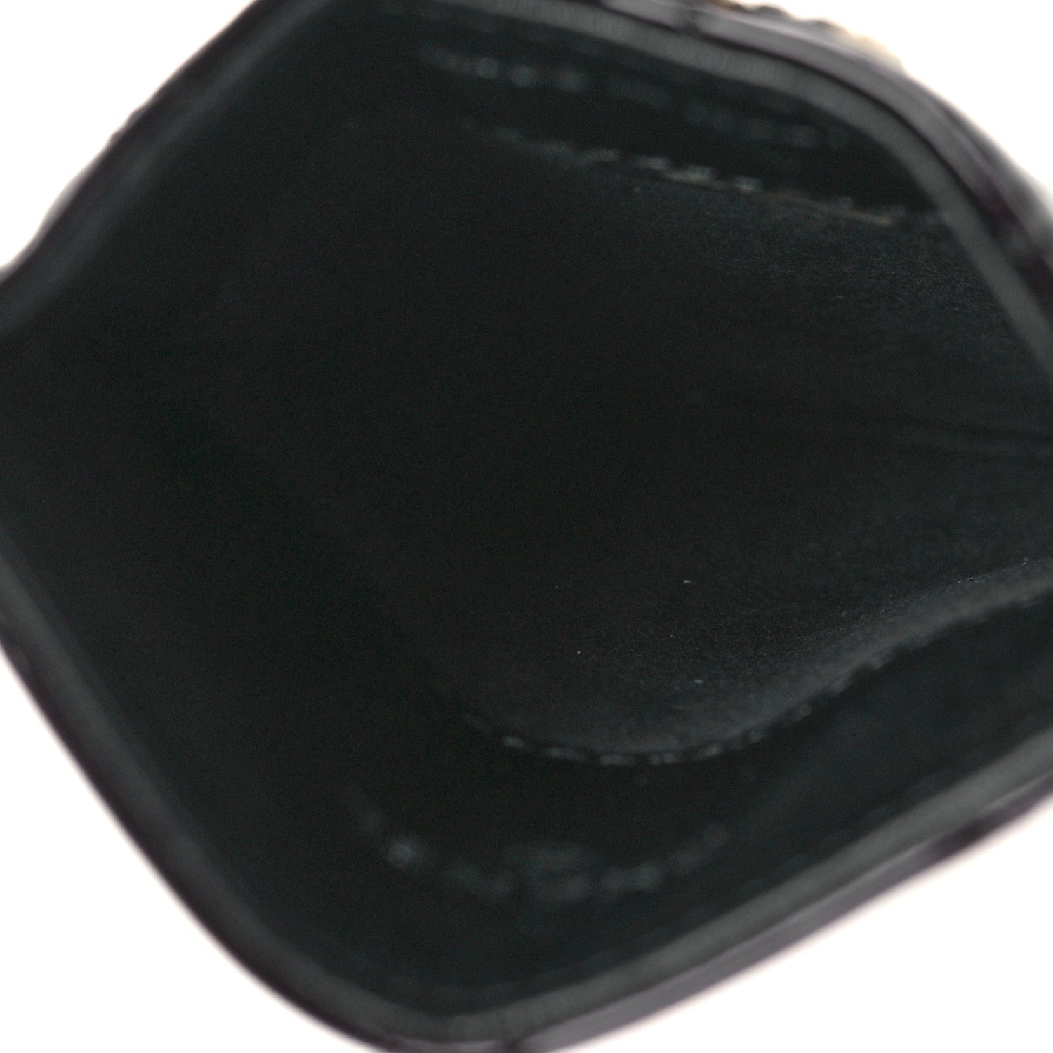 Chanel Patent Quilted Brilliant Vertical Card Holder Black 5 of 10