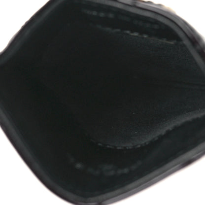 Chanel Patent Quilted Brilliant Vertical Card Holder Black 5 of 10