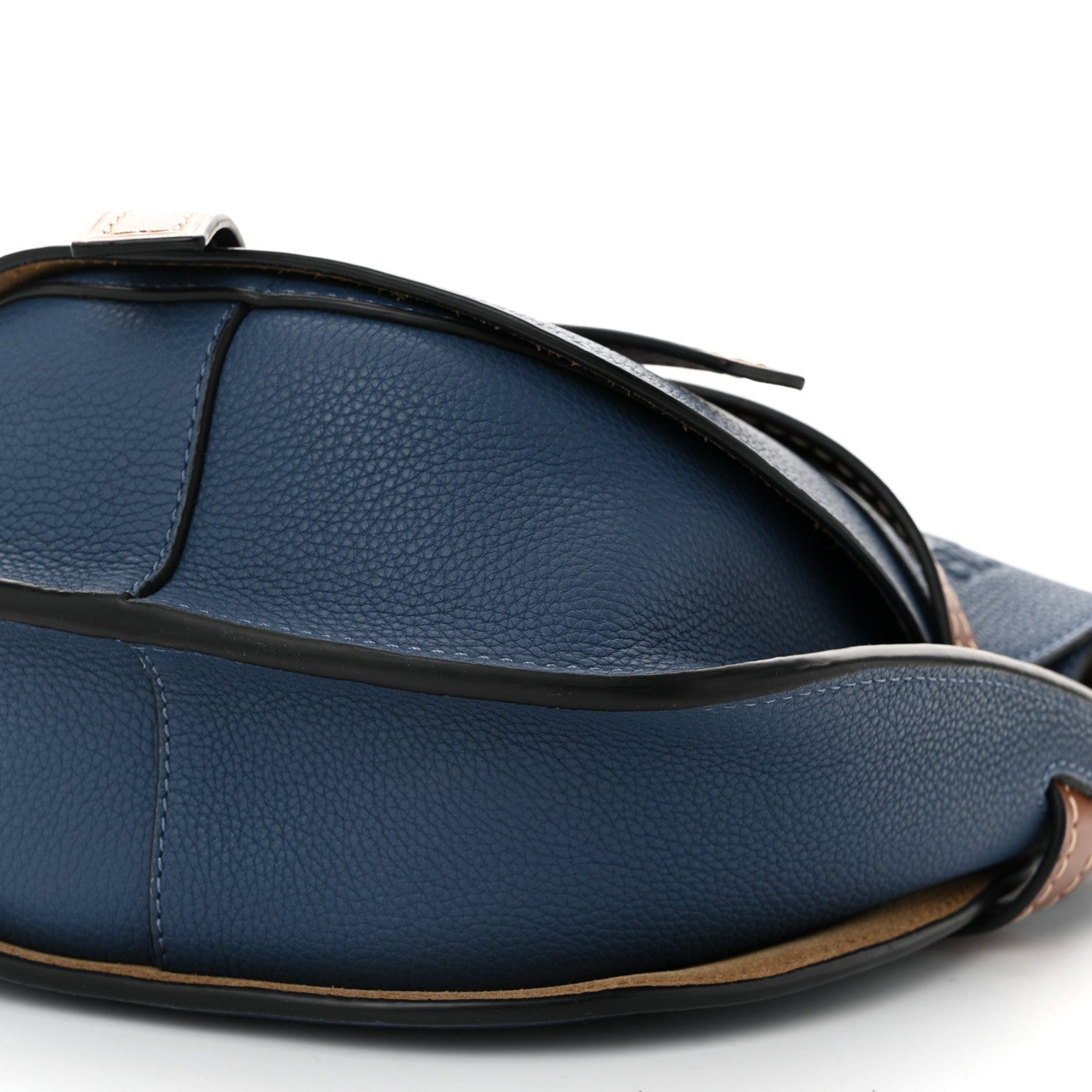 Loewe Grained Calfskin Small Gate Crossbody Bag Varsity Blue Pecan 10 of 10