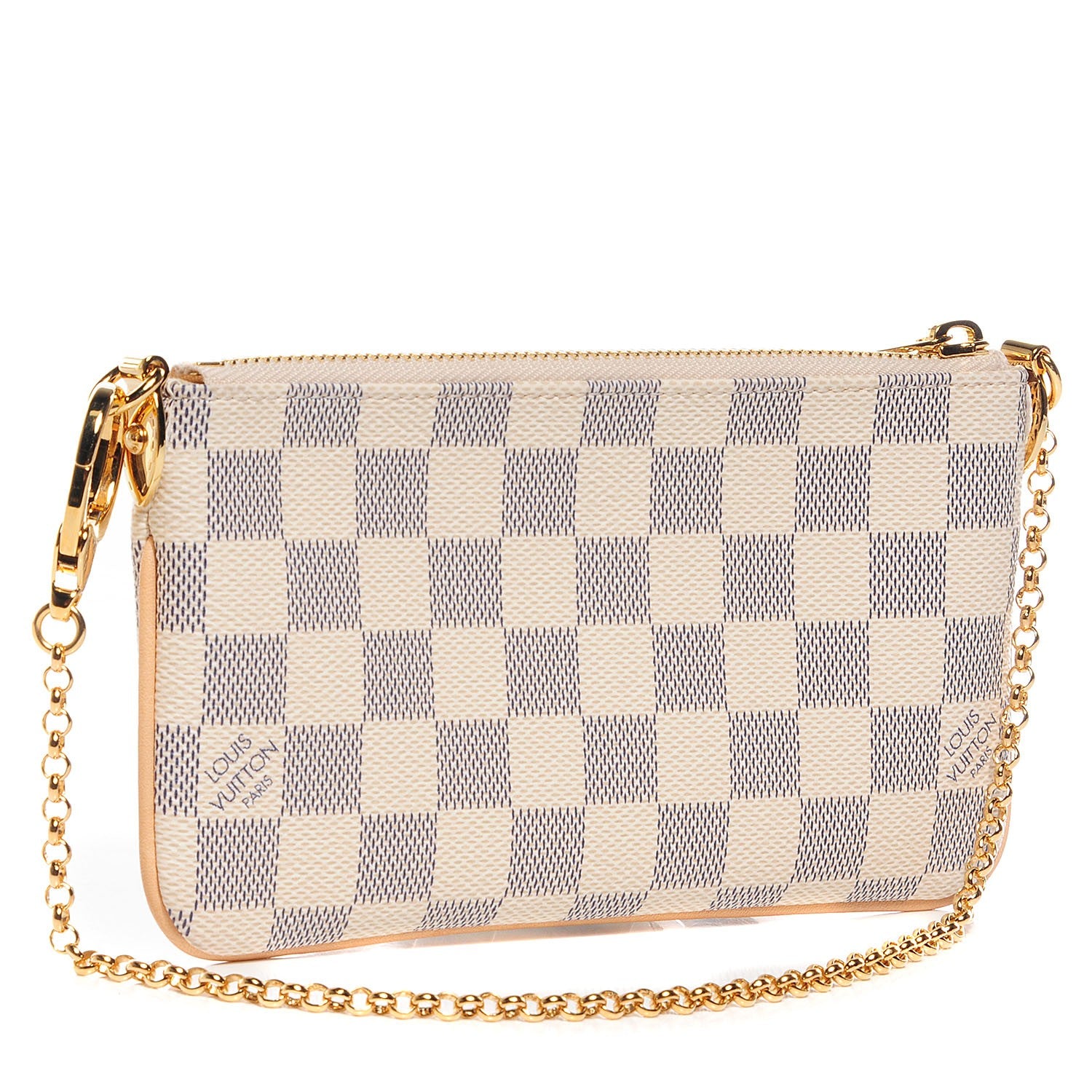 Louis Vuitton Damier Azur Pochette Milla MM 3 of 8