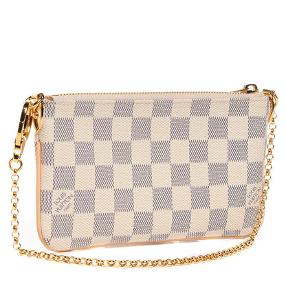 Louis Vuitton Damier Azur Pochette Milla MM 3 of 8