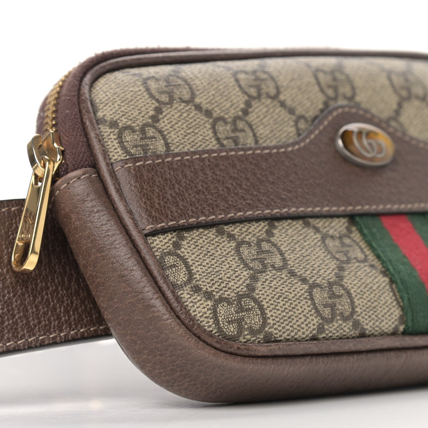 Gucci GG Supreme Monogram Ophidia Belted iPhone Case 85 34 Dark Brown 9 of 11
