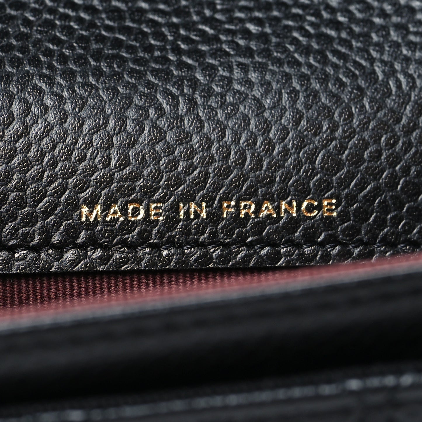 Caviar Quilted Flap Card Holder Wallet Black