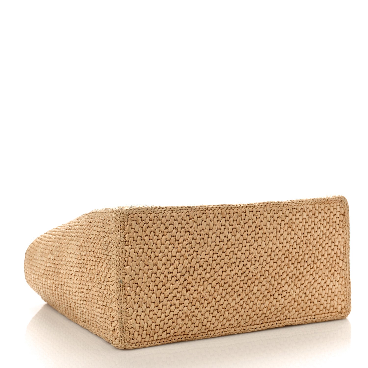 Loewe Raffia Medium Paula's Ibiza Logo Tote Natural Tan 4 of 10