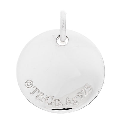Tiffany Sterling Silver Letter A Disc Charm 3 of 4