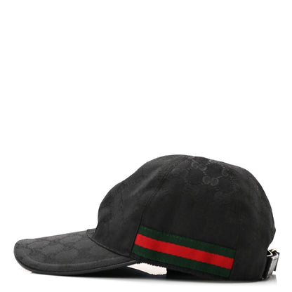 Gucci Monogram Web Baseball Hat M Black 4 of 10