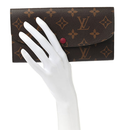 Louis Vuitton Monogram Emilie Wallet Fuchsia 2 of 7