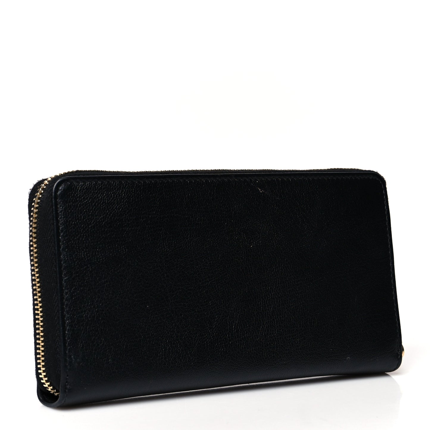 Chevre Belle De Jour Zip Around Wallet Black