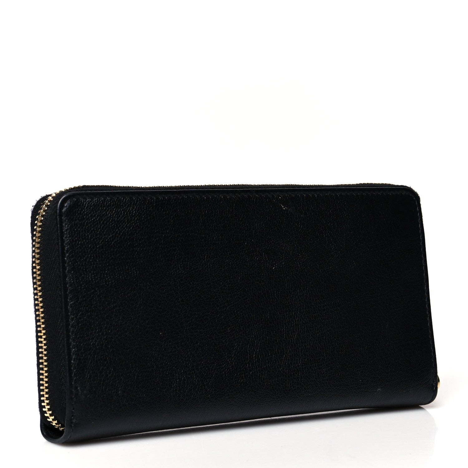 Saint Laurent Chevre Belle De Jour Zip Around Wallet Black 3 of 11