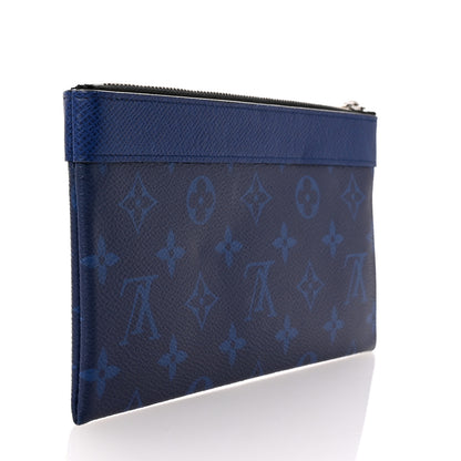Louis Vuitton Taiga Monogram Pacific Discovery Pochette Cobalt 3 of 6