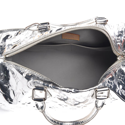 Louis Vuitton Monogram Miroir Speedy 35 Silver 5 of 20