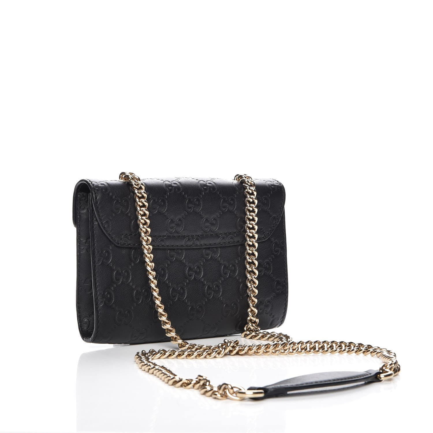 Gucci Guccissima Mini Emily Shoulder Bag Black 3 of 7