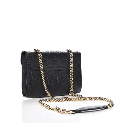 Gucci Guccissima Mini Emily Shoulder Bag Black 3 of 7
