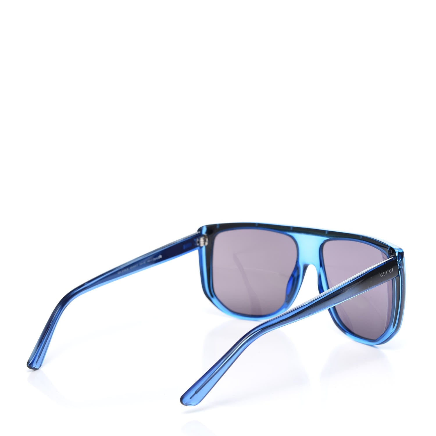 Gucci Studded Shield Sunglasses GG 3705/S Blue 4 of 8