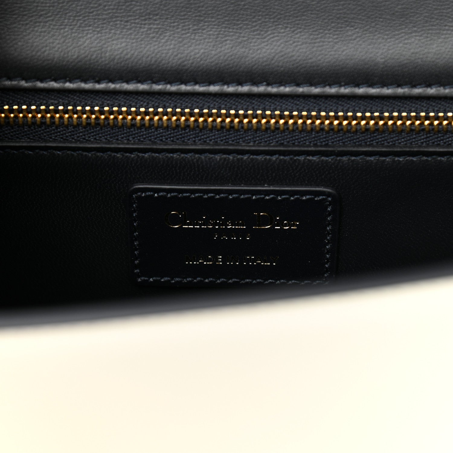 Christian Dior Box Calfskin Tri-Color 30 Montaigne Flap Bag Navy Blue White Red 5 of 9