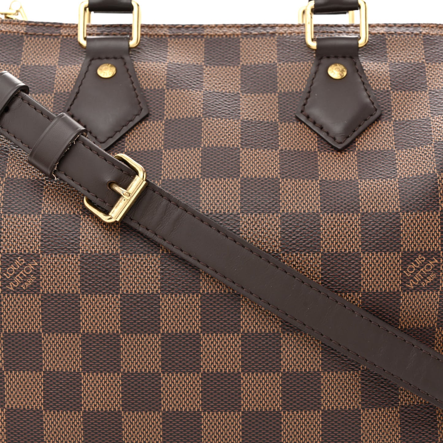 Damier Ebene Speedy Bandouliere 25