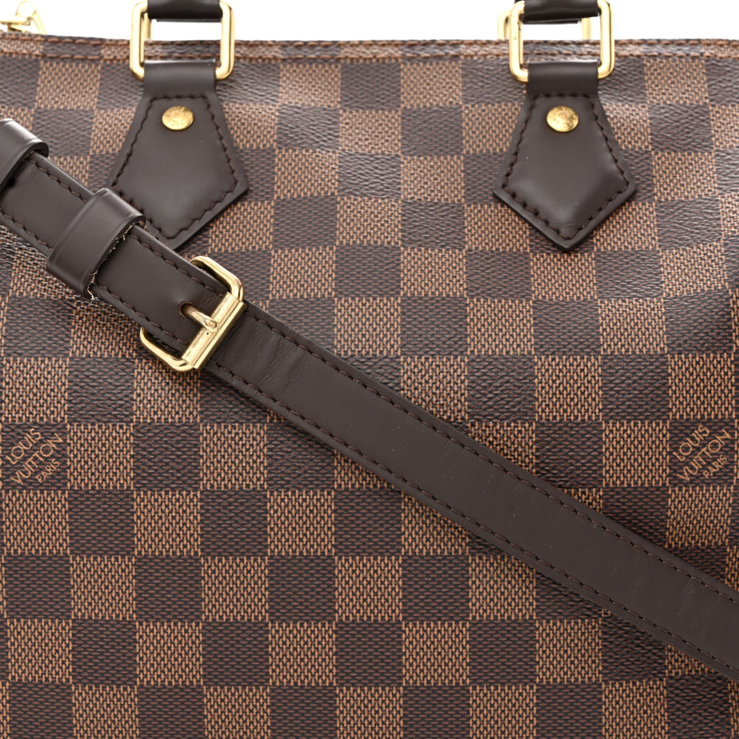 Louis Vuitton Damier Ebene Speedy Bandouliere 25 9 of 11