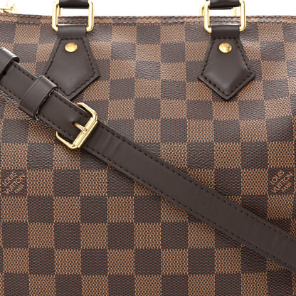 Louis Vuitton Damier Ebene Speedy Bandouliere 25 9 of 11