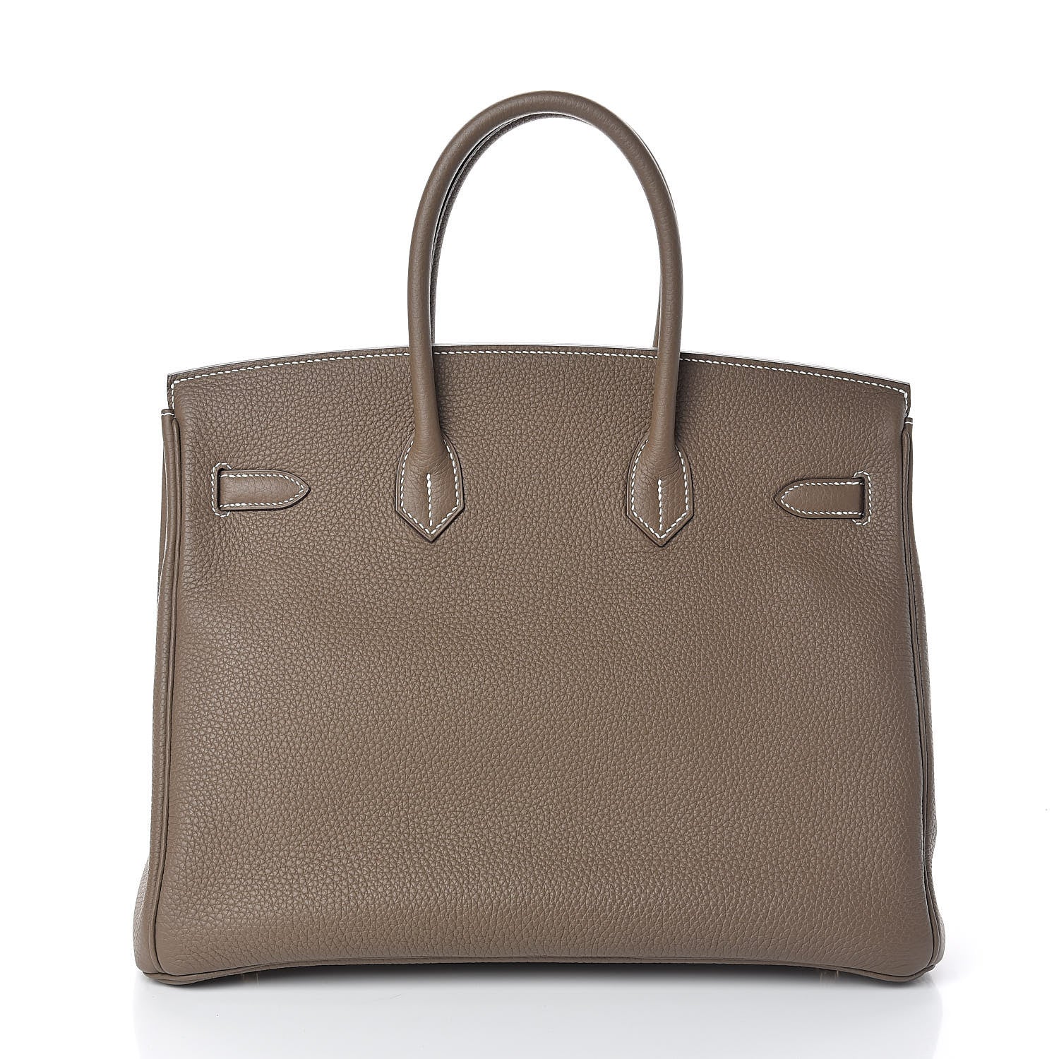 Hermes Taurillon Clemence Birkin 35 Etoupe 4 of 31