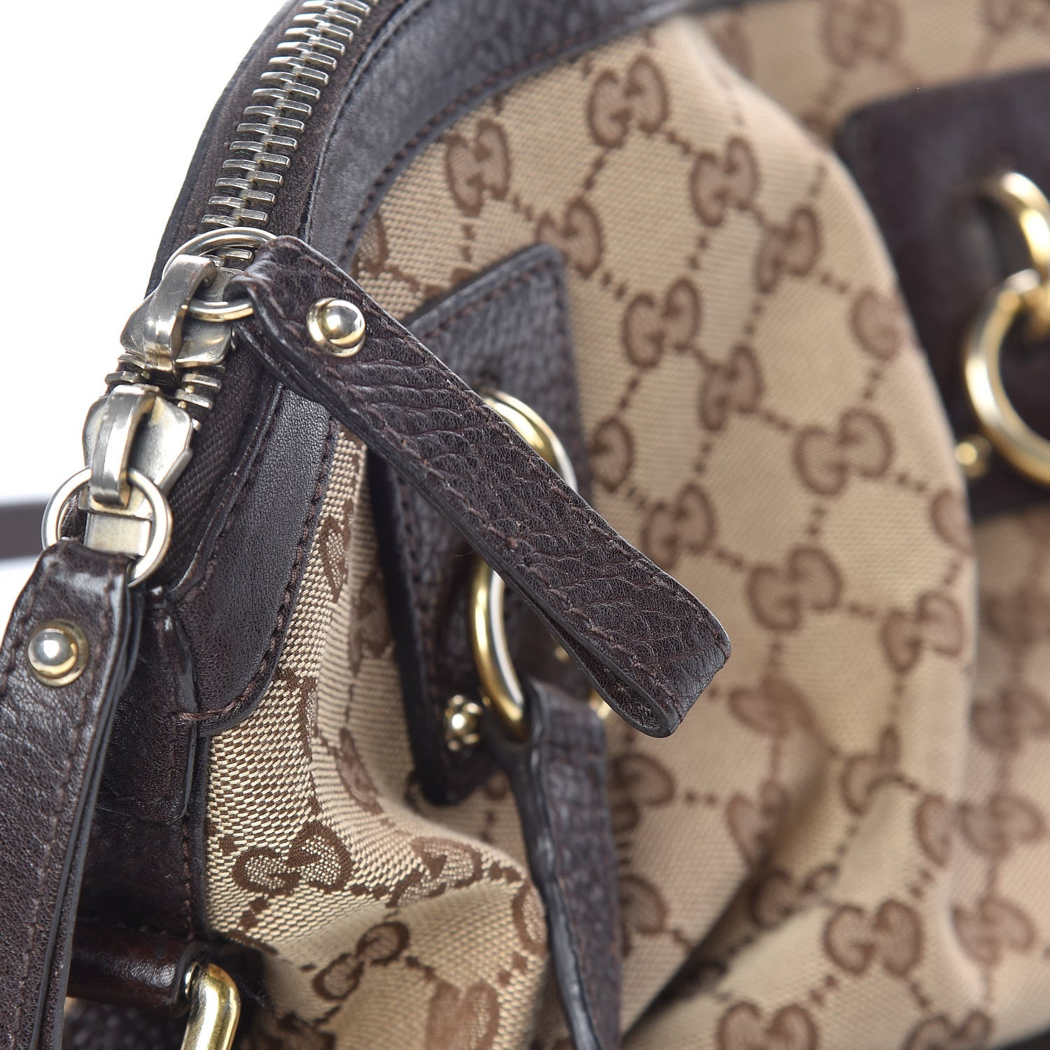 Gucci Monogram Medium Top Handle Bag Brown 11 of 11