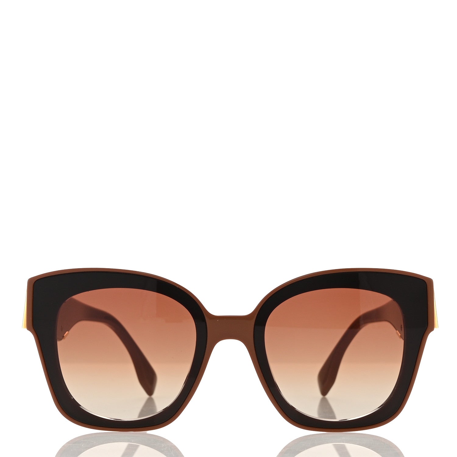 Fendi Acetate Sunglasses FE40098I Brown 2 of 6