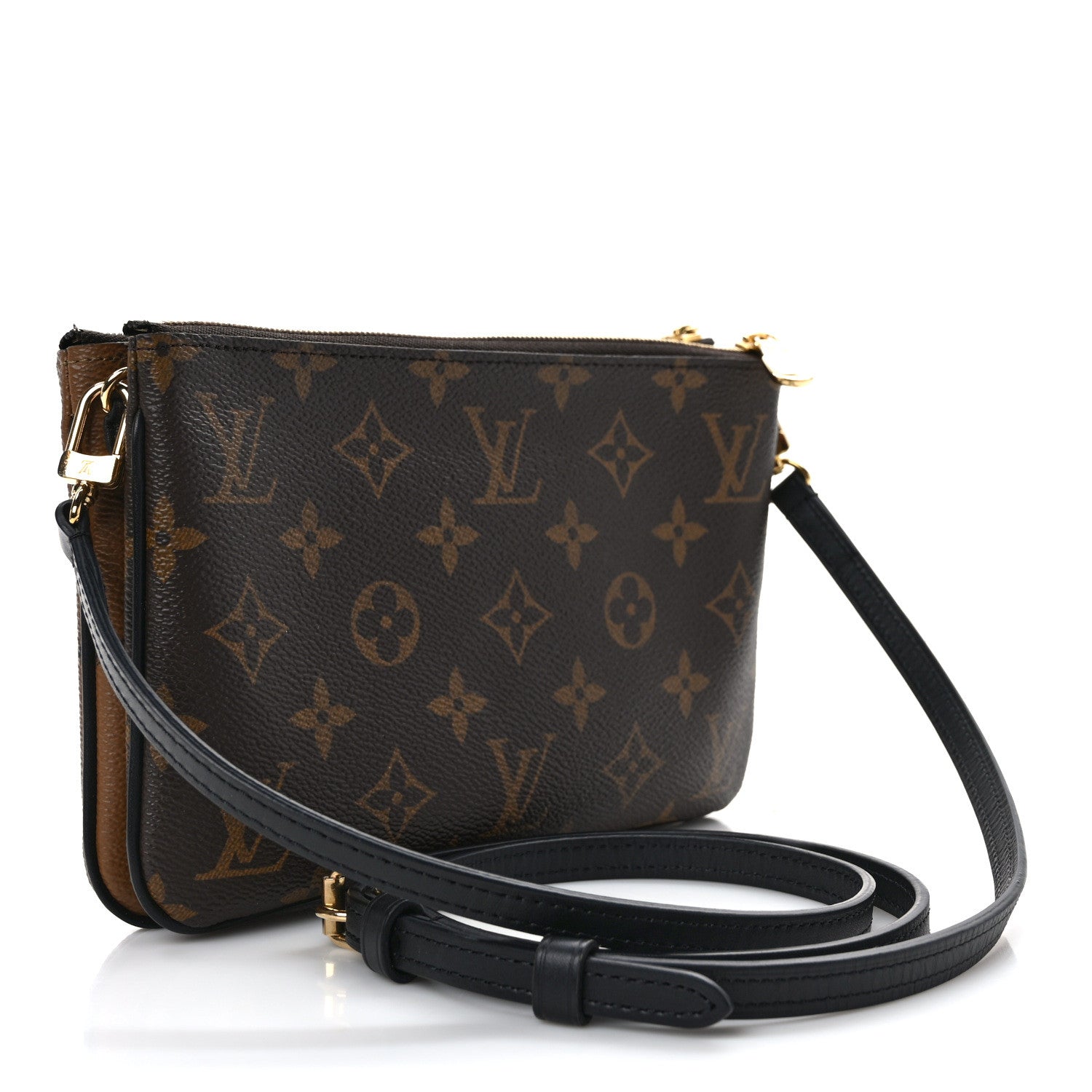 Louis Vuitton Reverse Monogram Giant Double Zip Pochette 3 of 16