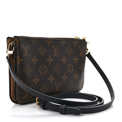 Louis Vuitton Reverse Monogram Giant Double Zip Pochette 3 of 16
