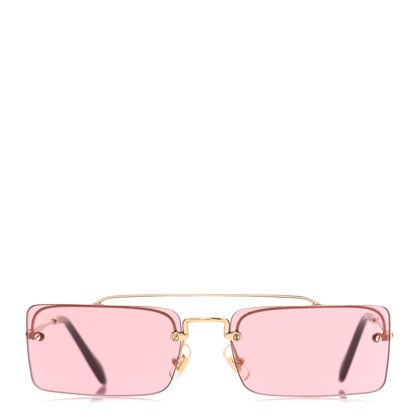 Metal Rectangle Sunglasses SMU 59T Pink