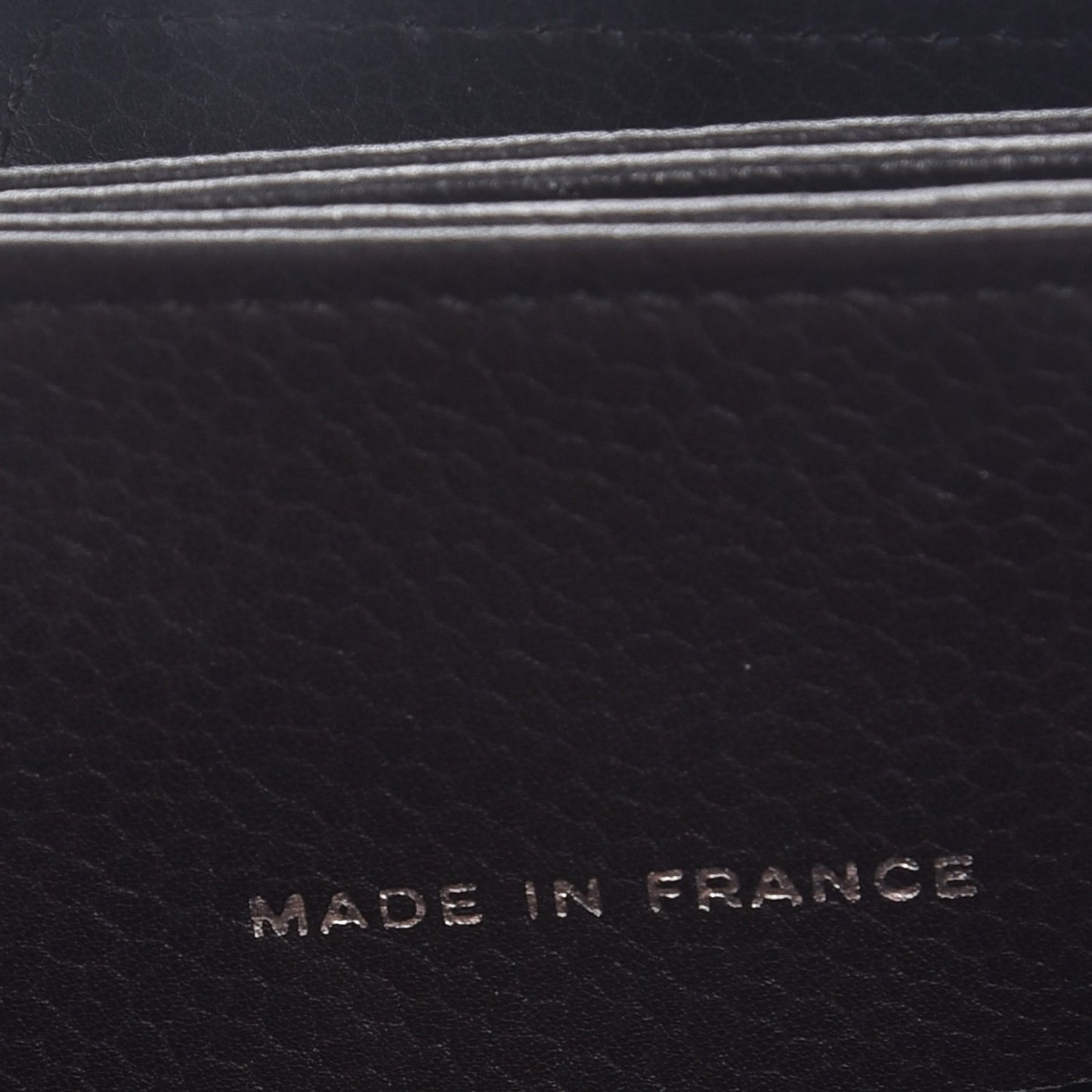 Caviar Timeless CC Compact French Wallet Black
