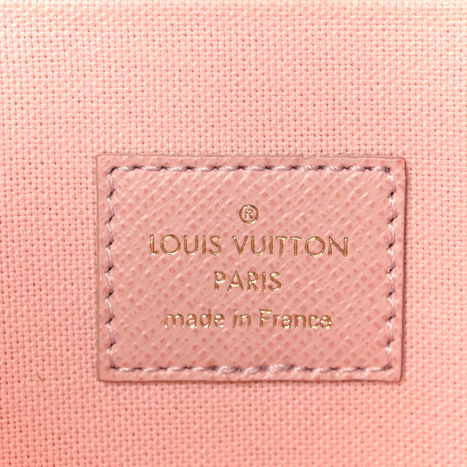 Louis Vuitton Damier Azur Pochette Felicie Chain Wallet Rose Ballerine 8 of 12