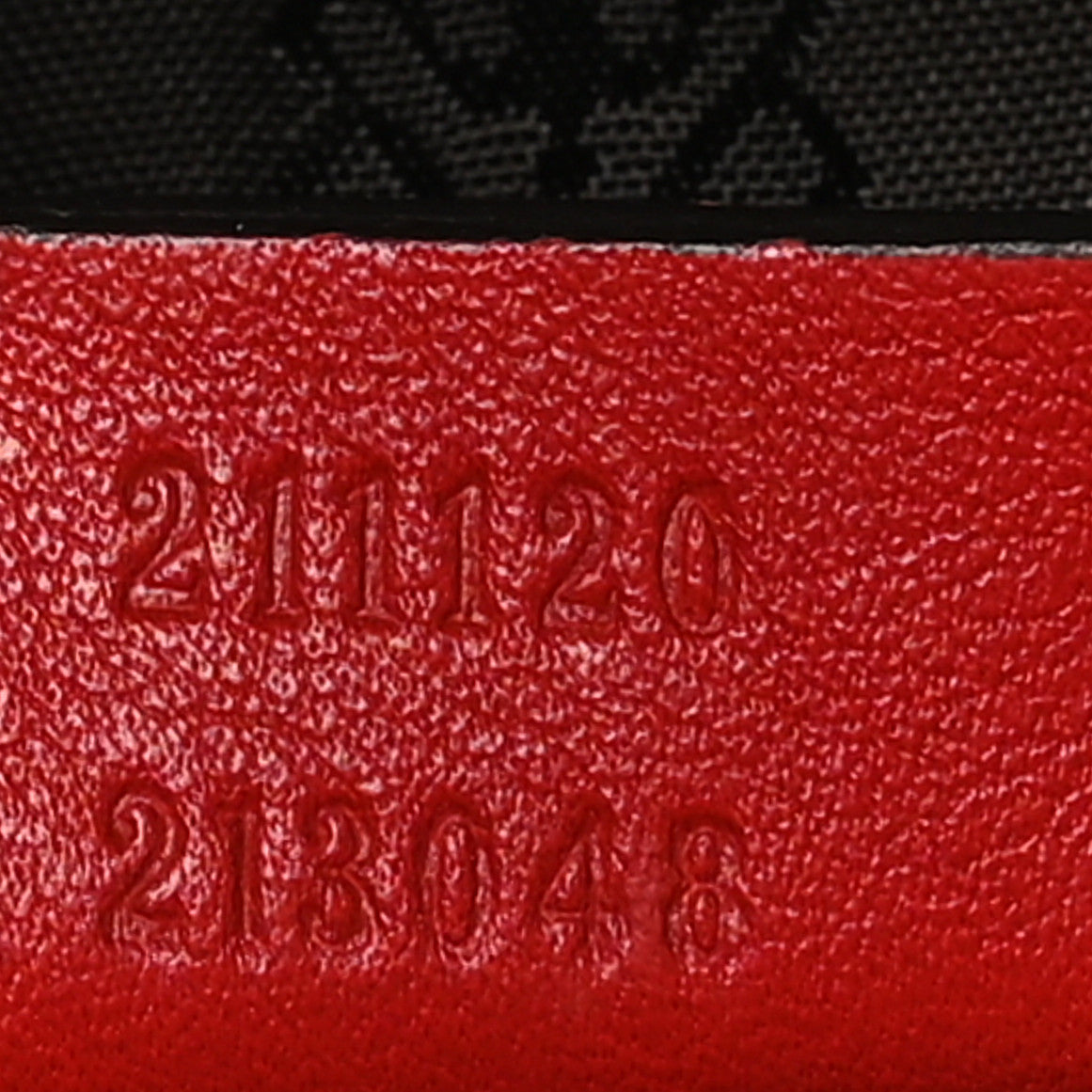 Guccissima Large Zippered Shopping Tote Red