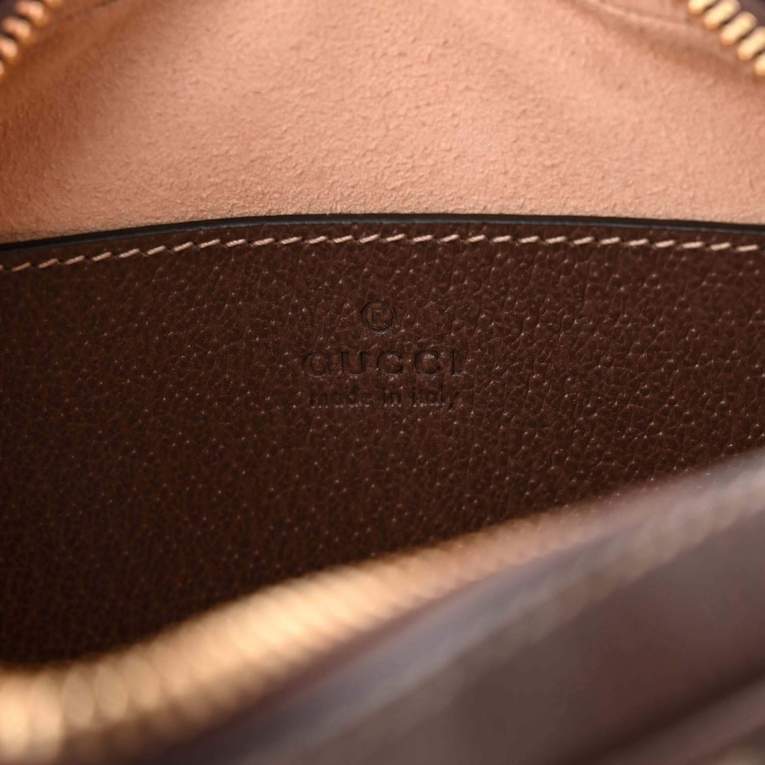 Gucci GG Supreme Monogram Web Mini Ophidia Shoulder Bag Brown 6 of 13