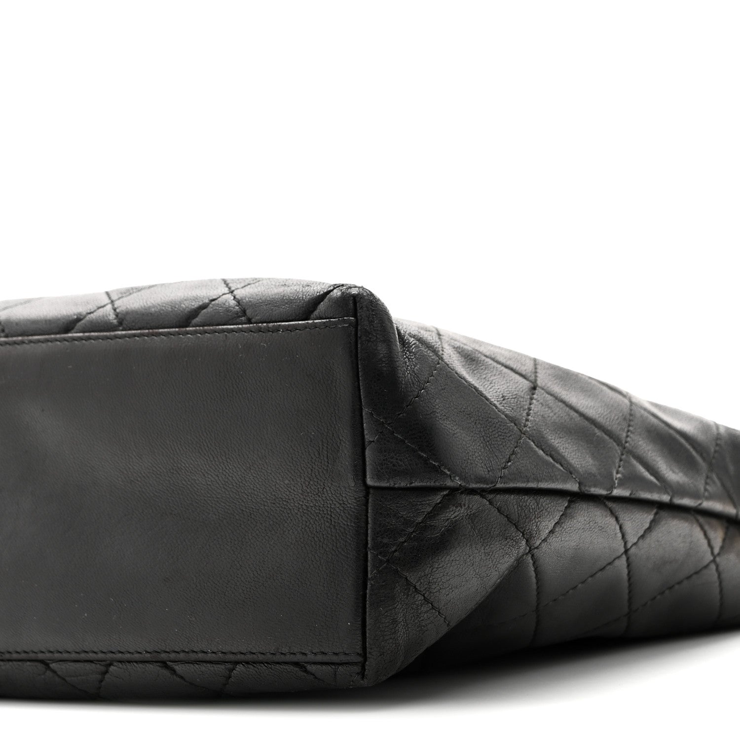 Chanel Lambskin Quilted Shoulder Bag Black 10 of 10