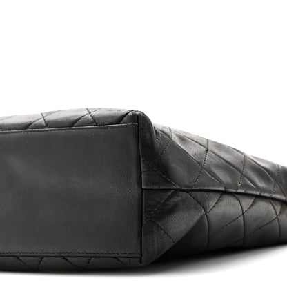 Chanel Lambskin Quilted Shoulder Bag Black 10 of 10