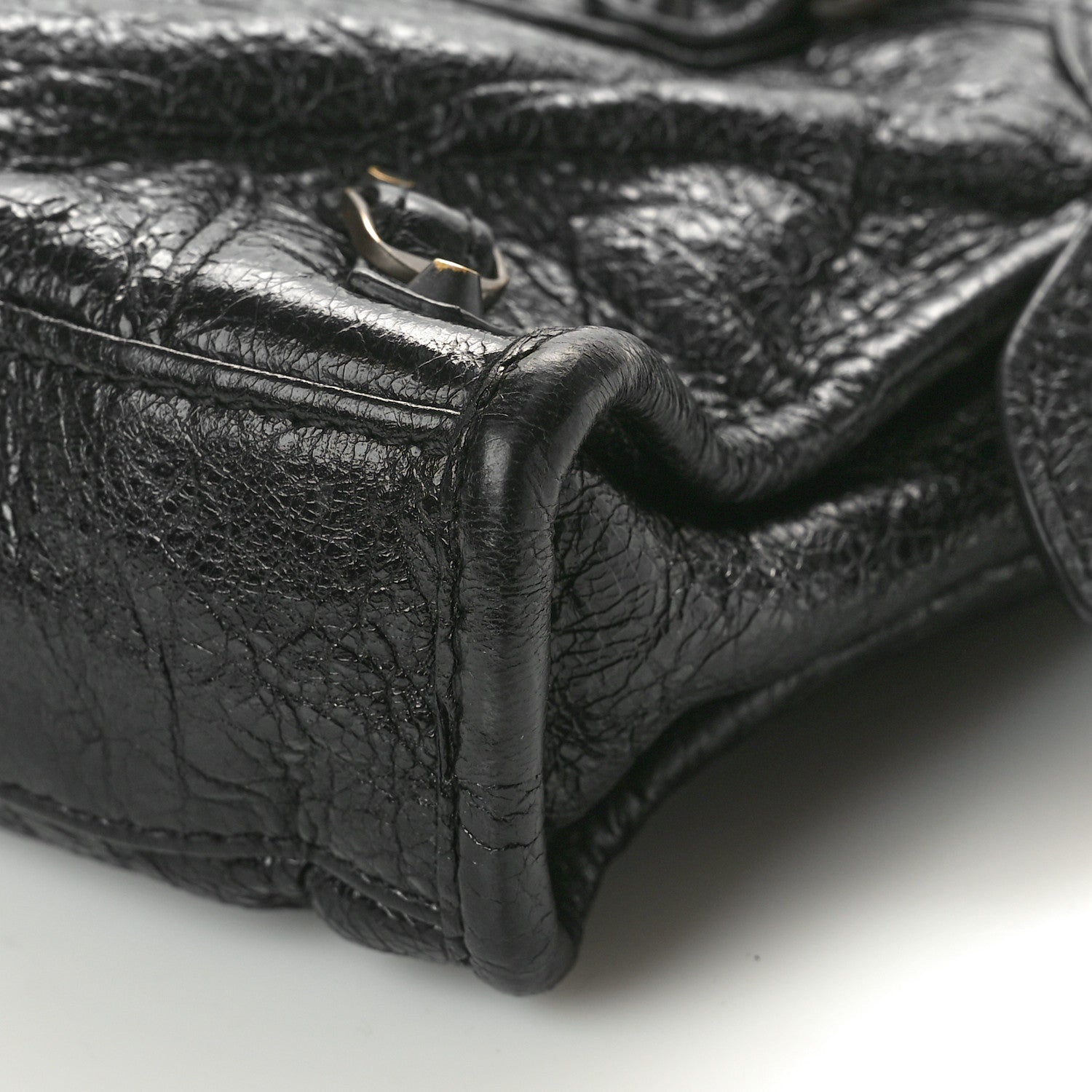 Balenciaga Agneau Classic Gold Hardware Nano City Black 11 of 12