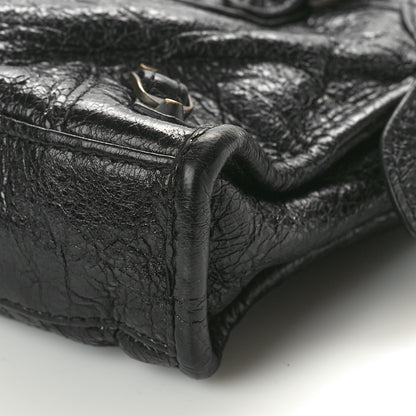 Balenciaga Agneau Classic Gold Hardware Nano City Black 11 of 12