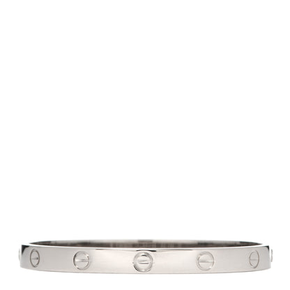 Cartier 18K White Gold LOVE Bracelet 17 3 of 6