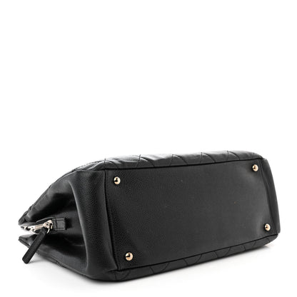 Chanel Caviar Quilted Timeless CC Soft Tote Black 4 of 16
