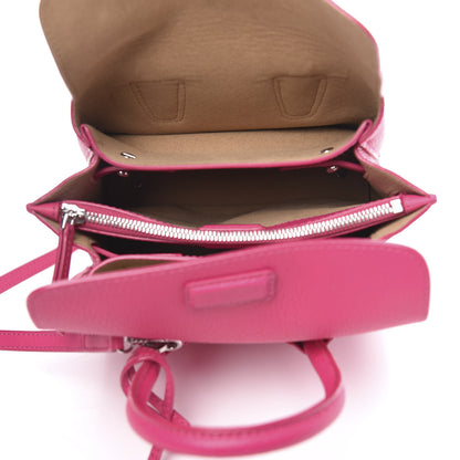 MCM Grained Calfskin Mini Milla Tote Beetroot Pink 5 of 11