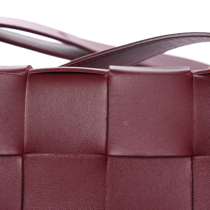 Bottega Veneta Nappa Maxi Intreccio Cassette Bag Bordeaux 11 of 13