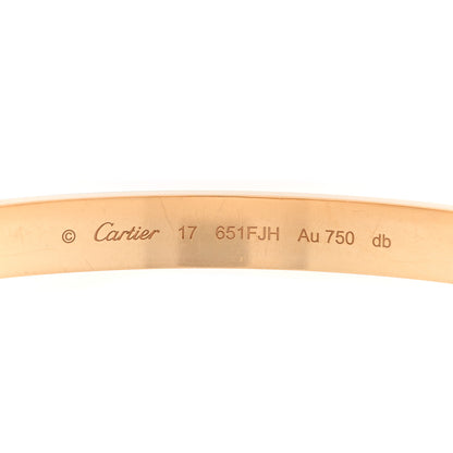Cartier 18K Yellow Gold LOVE Bracelet 17 3 of 7