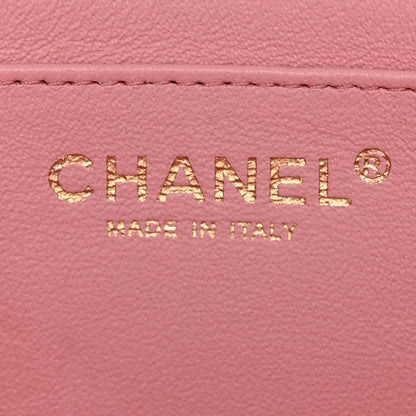 Chanel Lambskin Quilted Mini Rectangular Flap Light Pink 6 of 12